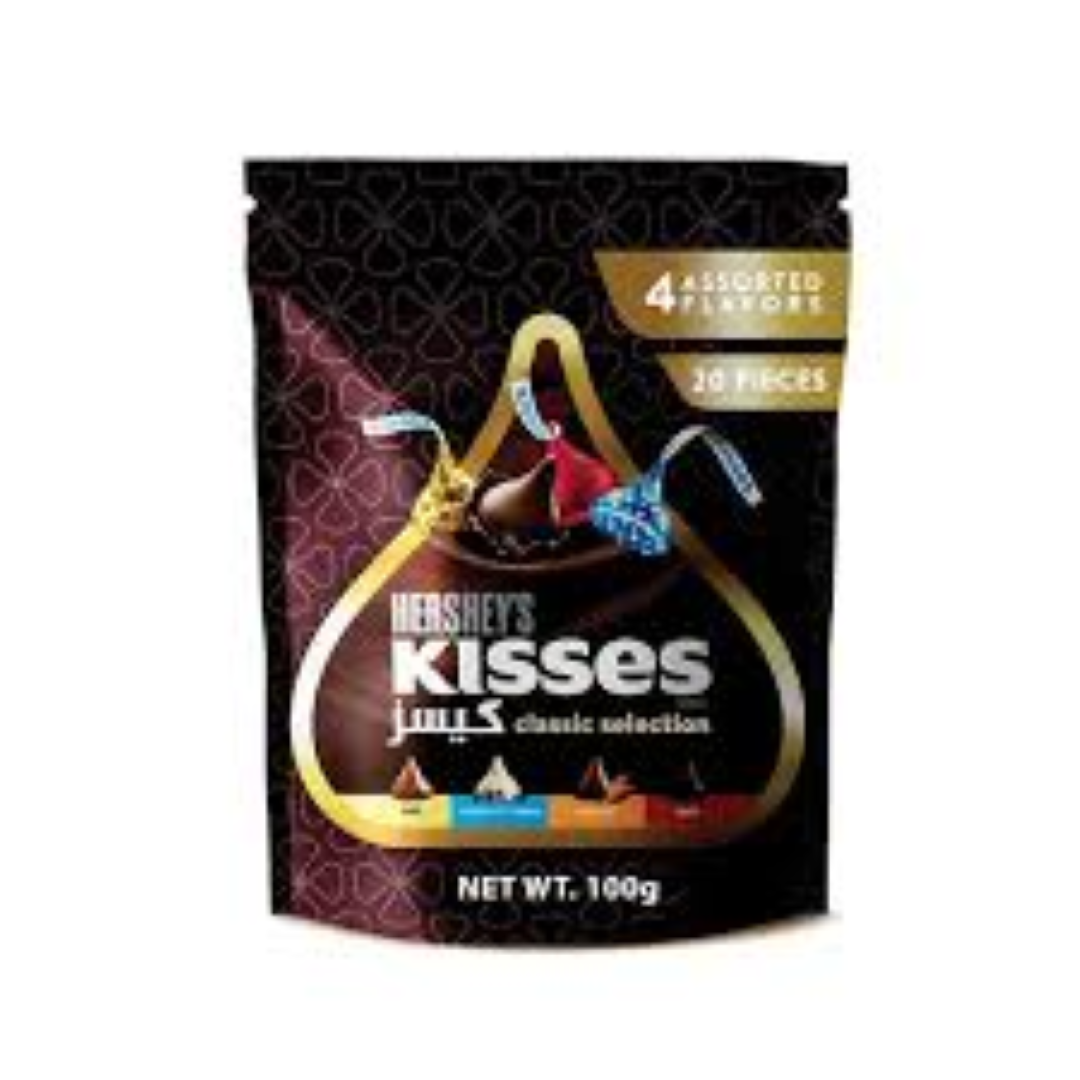 HERSHEYS KISSES CLASSIC SELECTION 100G